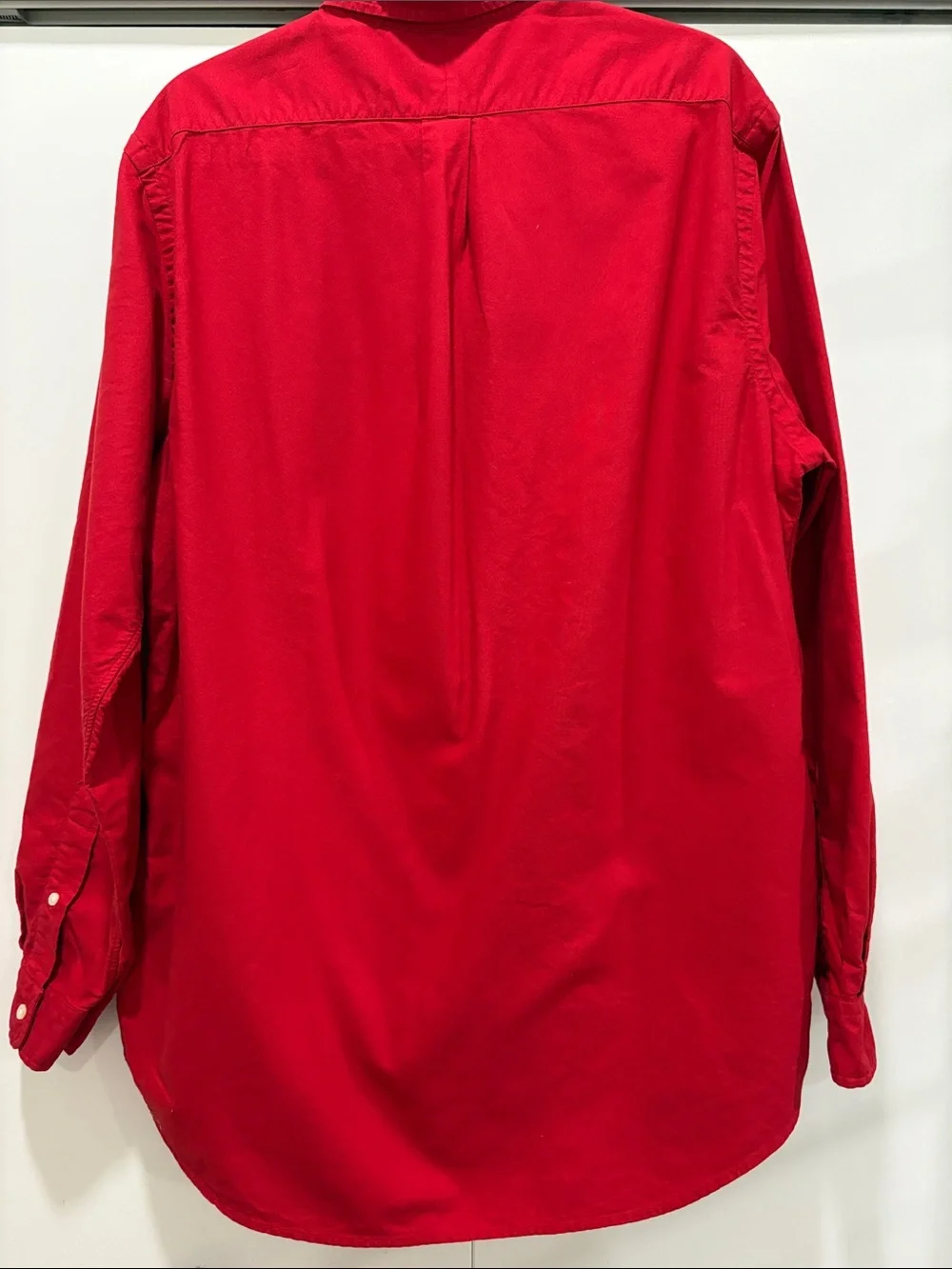 Polo by Ralph Lauren Bright Red Long-Sleeve Button-Down Shirt